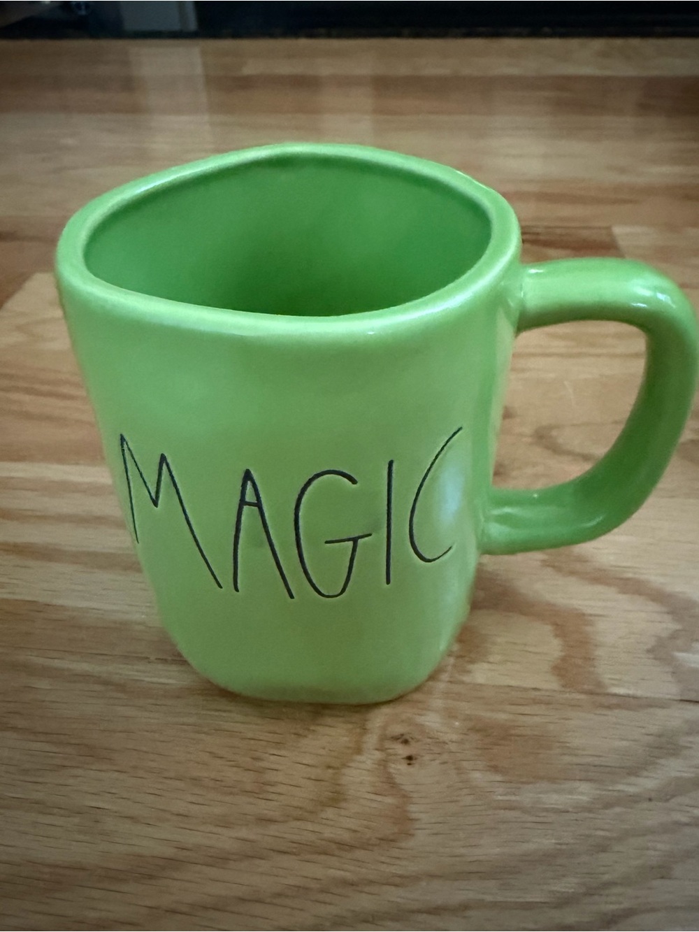 Rae Dunn Green 'Magic' Ceramic Coffee Mug - Halloween
